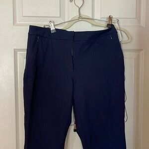 Excellent used condition White House, black market, navy blue trousers